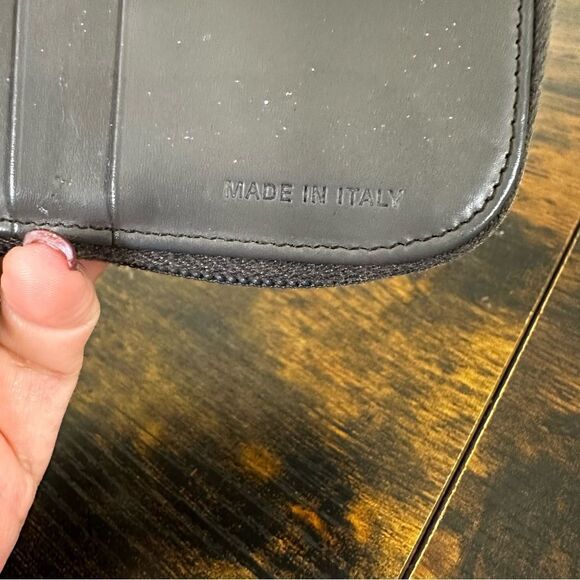 Prada Gray Leather Wallet W/ Certificate of Authenticity - Picture 8 of 15